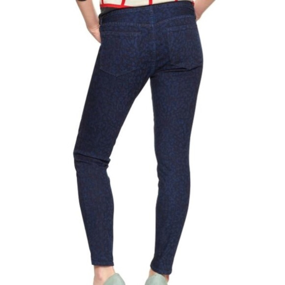 GAP 1969 Always Skinny Cheetah Print Jeans Size 25 - Picture 2 of 8